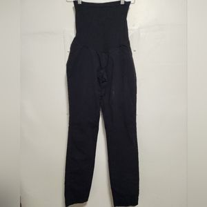 Motherhood maternity black pant size medium jeans pant black GUC